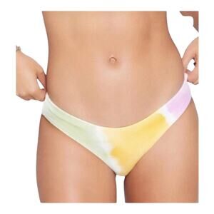 LSpace By Monica Wise Diagonal Sunburst Tie Dye Bikini Bottom Women's Size XS